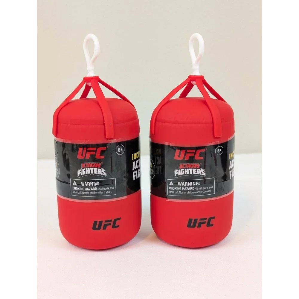(2Pk) UFC Octagon Figures Boxing Punching Bag Mystery Figure Capsule SEALED 2025